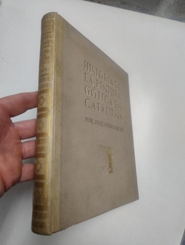 Portada del libro de Historira de la pintura gótica en Cataluña