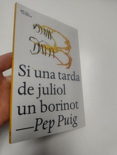 Portada del libro de Si una tarda de juliol un borinot