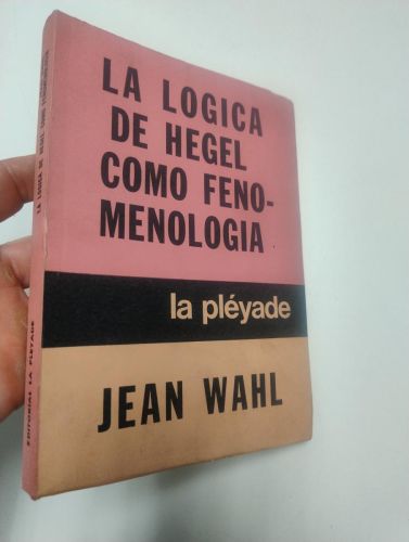 Portada del libro de La lógica de Hegel como fenomenología