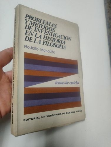 Portada del libro de Problemas y métodos de investigación en la historia de la filosofía