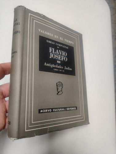 Portada del llibre de Obras completas. III. Antigüedades judías. Libros XIV-XX