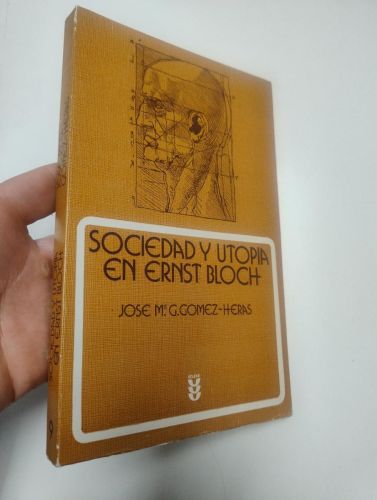 Portada del llibre de Sociedad y utopía en Ernst Bloch
