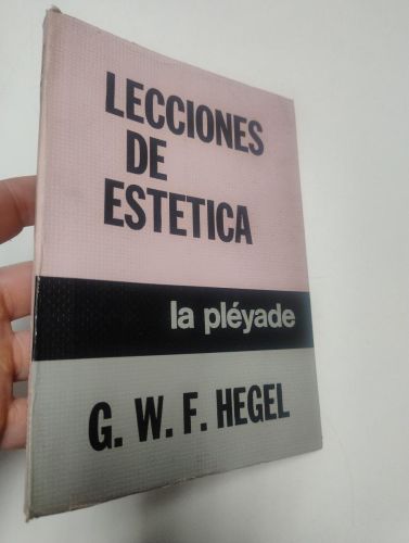 Portada del llibre de Lecciones de estética