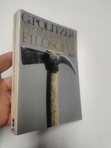 Portada del llibre de Principios elementales y fundamentales de filosofía