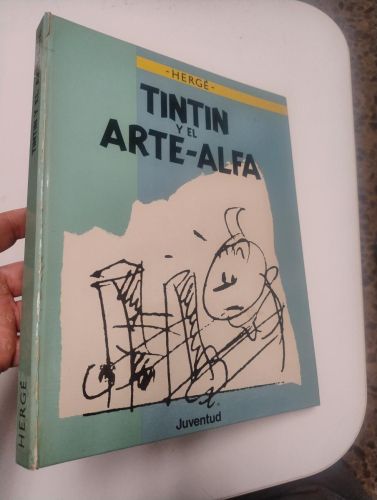 Portada del libro de Tintín y el Arte-Alfa