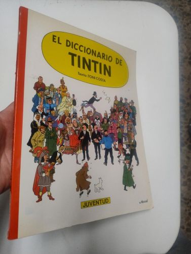 Portada del libro de El diccionario de Tintín