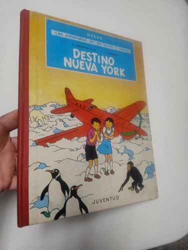 Portada del llibre de Destino Nueva York. Las aventuras de Jo, Zette y Jocko. El Stratonef H. 22, 2º episodio