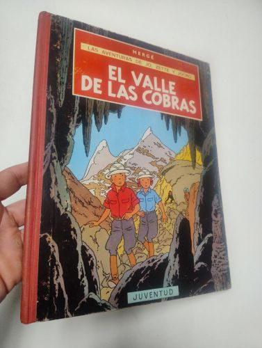 Portada del llibre de El valle de las cobras. Las aventuras de Jo, Zette y Jocko.