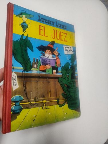 Portada del libro de El juez. Lucky Luke