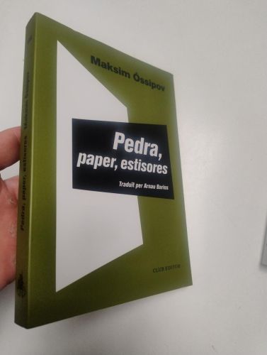 Portada del libro de Pedra, paper, estisores