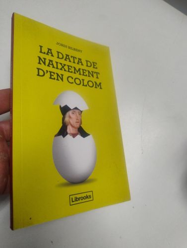 Portada del libro de La data de naixement d'en Colom