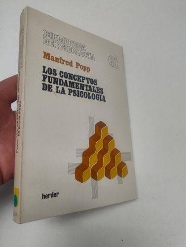 Portada del libro de Los conceptos fundamentales de la psicología