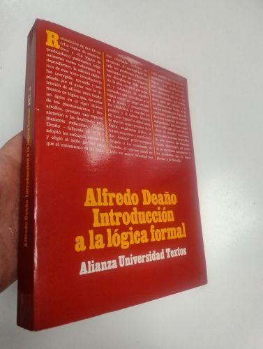 Portada del llibre de Introducción a la lógica formal