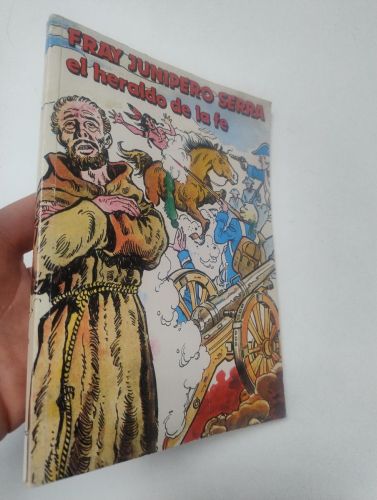 Portada del llibre de Fray Junípero Serra, el heraldo de la fe