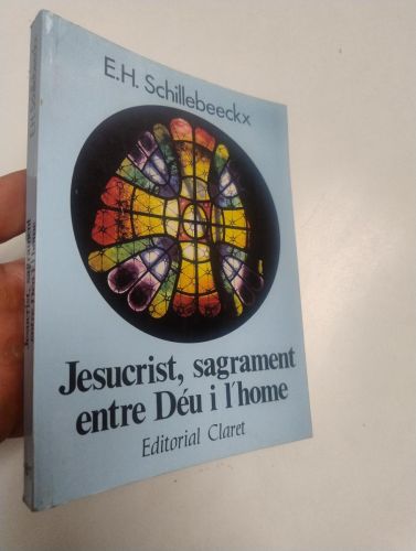 Portada del libro de Jesucrist, sagrament entre Déu i l'home