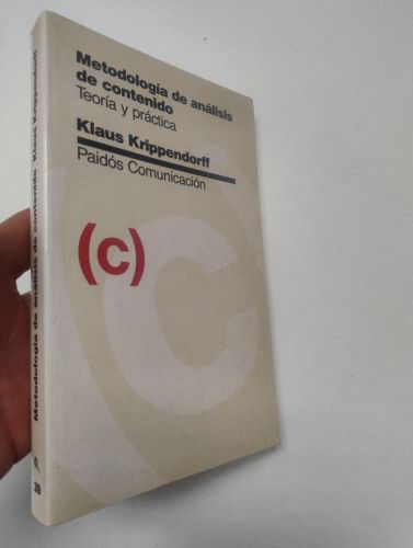 Portada del libro de Metodología de análisis de contenido. Teoría y práctica