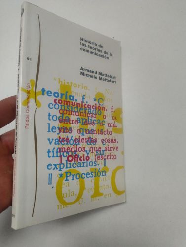 Portada del libro de Historia de las teorías de la comunicación
