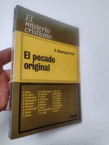 Portada del libro de El pecado original