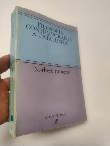 Portada del libro de Filosofia contemporània a Catalunya