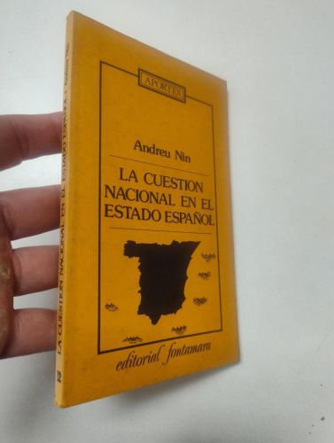 Portada del libro de La cuestión nacional en el estado español