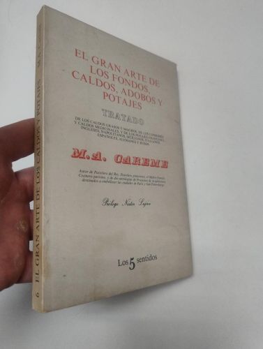 Portada del libro de El gran arte de los fondos, caldos, adobos y potajes