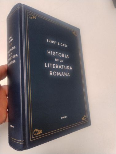 Portada del libro de Historia de la literatura romana