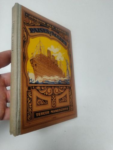 Portada del libro de Países y mares (tercer manuscrito)