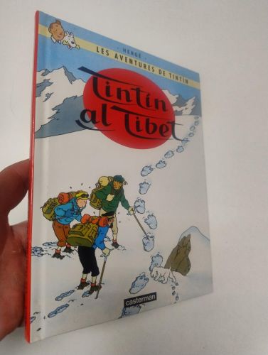 Portada del libro de Tintín al Tibet