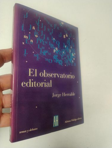 Portada del libro de El observatorio editorial (Dedicado por el autor)