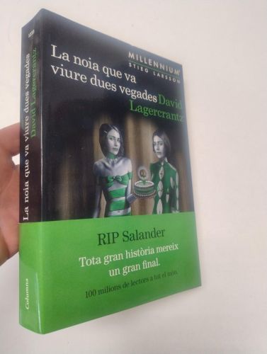 Portada del libro de La noia que va viure dues vegades (Millennium 6)