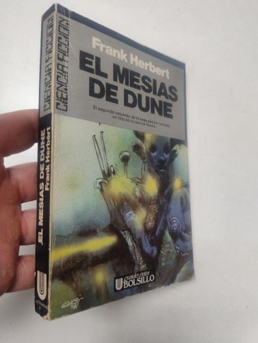 Portada del libro de El mesías de Dune