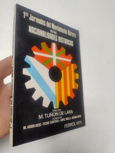 Portada del libro de 1as JORNADAS DEL MOVIMIENTO OBRERO EN LAS NACIONALIDADES HISTÓRICAS