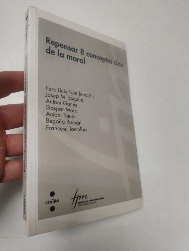 Portada del libro de Repensar 8 conceptes clau de la moral