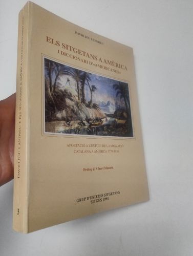 Portada del libro de Els sitgetans a Amèrica i diccionari d'americanos