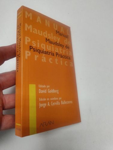 Portada del libro de Manual Maudsley de Psiquiatría Práctica