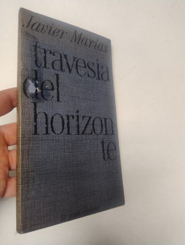 Portada del libro de Travesía del horizonte (1ª edición. Dedicado por el autor)
