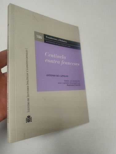 Portada del libro de Centinela contra franceses