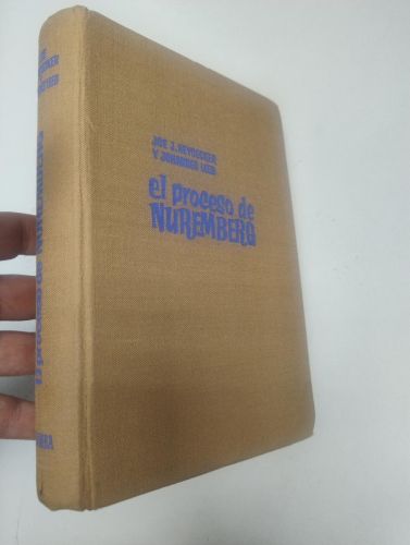 Portada del libro de El proceso de Nuremberg