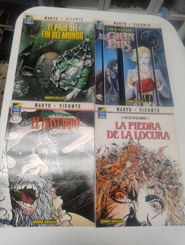 Portada del libro de El País del Fin del Mundo (4 vols. completo)