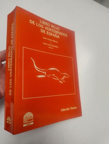 Portada del libro de Libro rojo de los vertebrados de España