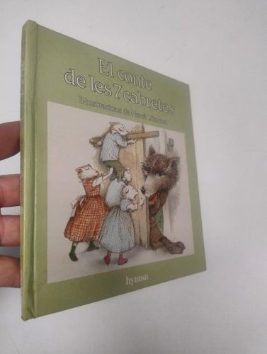 Portada del libro de El conte de les set cabretes