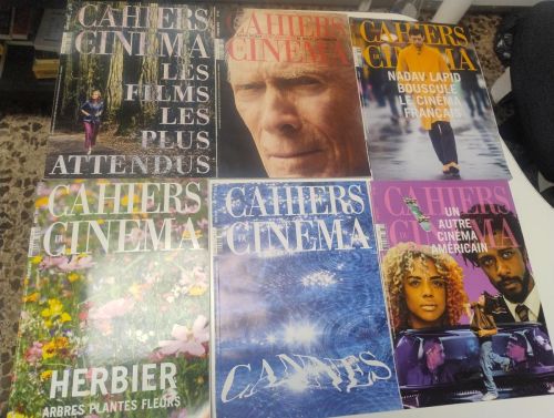 Portada del libro de Lote 11 revistas Cahiers du Cinéma. Año 2019 completo