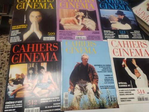 Portada del libro de Lote 11 revistas Cahiers du Cinéma. Año 1997 completo