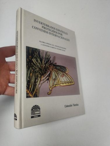 Portada del libro de Invertebrados españoles protegidos por convenios internacionales