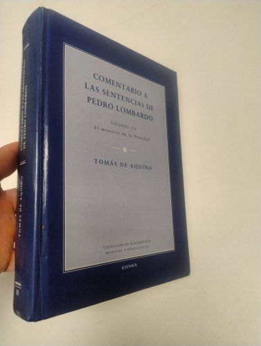 Portada del libro de Comentario a las sentencias de Pedro Lombardo. Volumen I/1