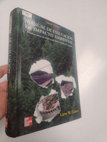 Portada del libro de Manual de evaluación de impacto medioambiental