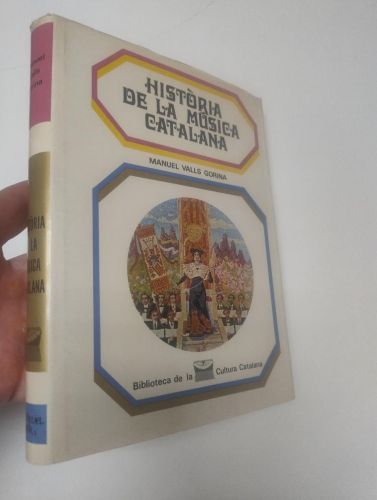 Portada del libro de Història de la música catalana