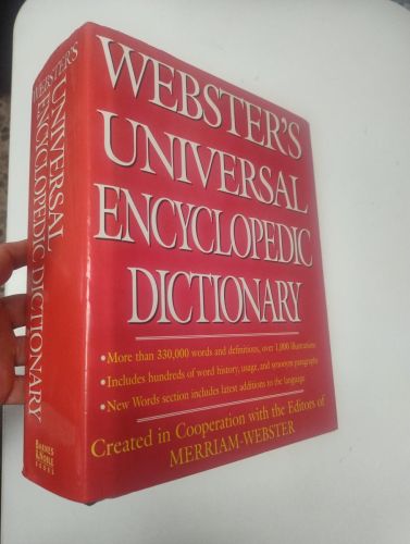 Portada del libro de Webster's Universal Encyclopedic Dictionary