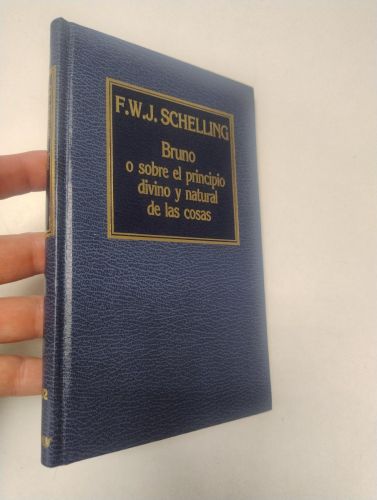 Portada del libro de Bruno o sobre el principio divino y natural de las cosas