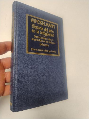 Portada del libro de Historia del arte en la antiguedad seguida de las observaciones sobre la arquitectura de los antiguos